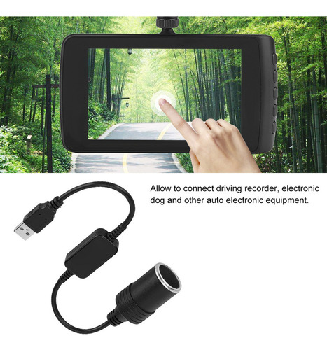 Chh Adaptador De Conexión Usb A Encendedor For Auto 5v A 12v
