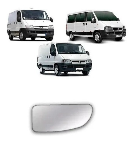 Lente Espelho Retrovisor Ducato Inferior 03 À 14 Lado Dir