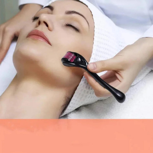 Derma Roller - Rodillo Para Barba (0,25 Mm, Titanio)