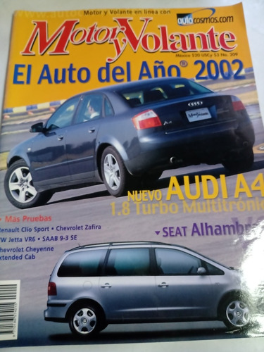 Imagen 1 de 6 de Revista Motor Y Volante El Auto Del Año 2002 Autos
