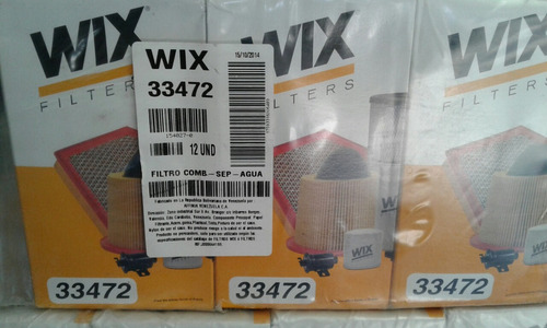 Filtro De Combustible Wix 33472 Iveco Cargo 815