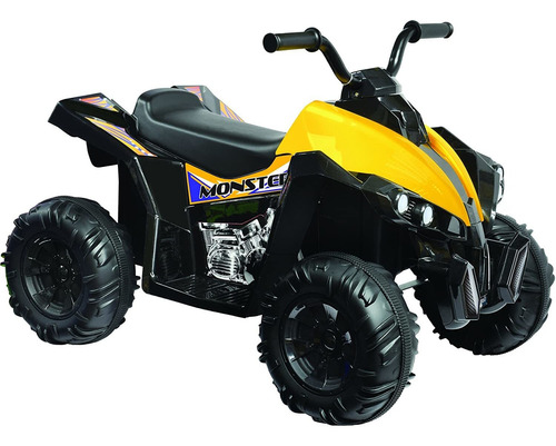 Kid Motorz V Monster Quad Ride En Negro