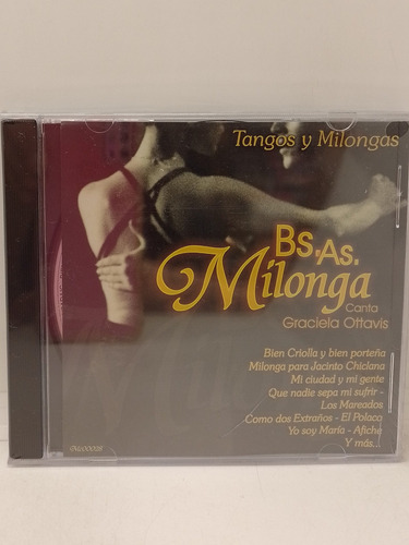 Graciela Ottavis Bs As Milonga Cd Nuevo 