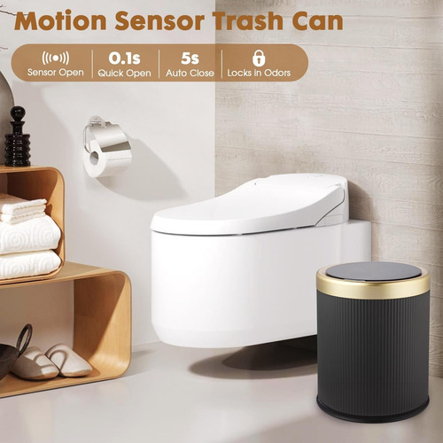 Inteligente Cubo De Basura Con Sensor De Movimiento