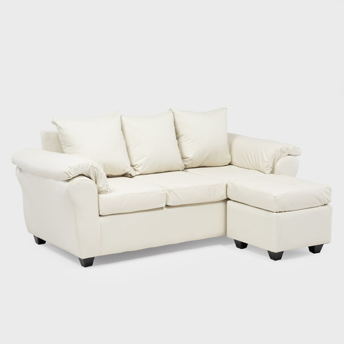 Mpr Sofá Ezeiza + 1 Pouf Pu