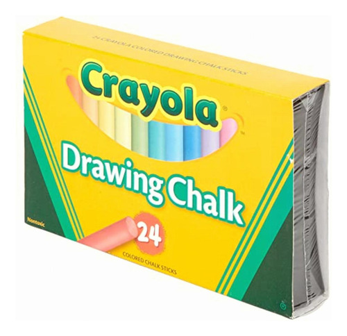Binney & Smith Crayola(r) Drawing Chalk, Assorted Colors,
