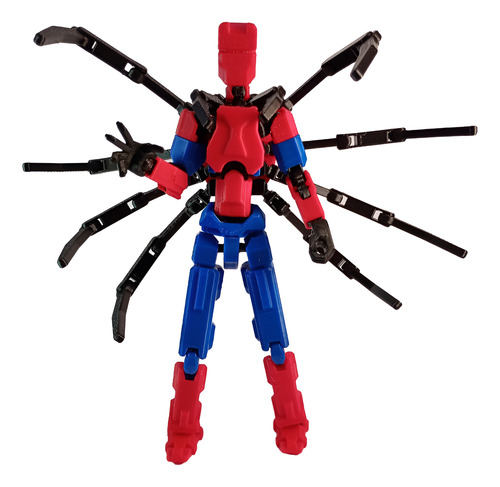 Figura De Acción Articulada Dummy Traje Robot Araña Reforzad