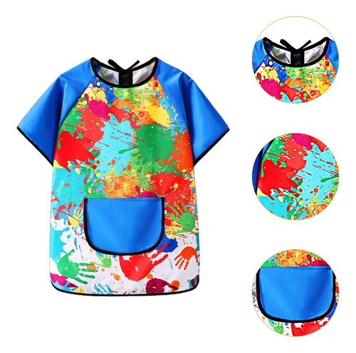 Li Delantales De Arte For Niños Blusa De Arte For Niños S
