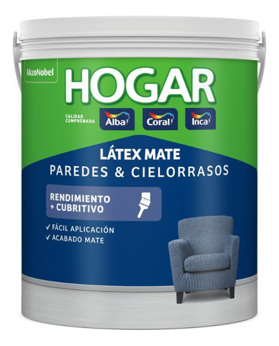 Cielos Rasos Antihongo Inca Hogar 3.6l - Ynter Industrial