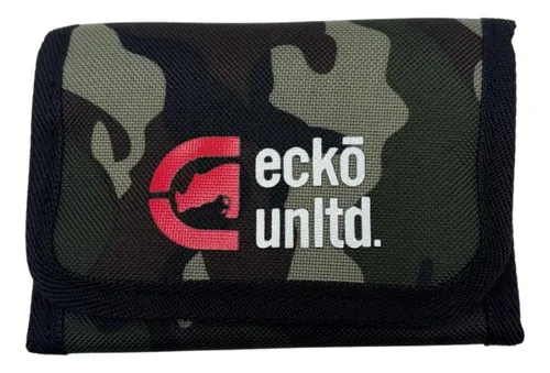 Billetera Ecko De Lona Para Hombre Verde Liso