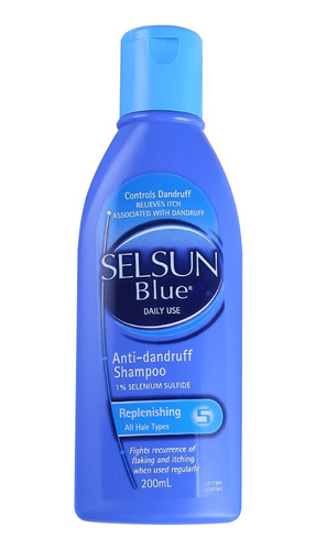 Champú De Sulfuro De Selenio Con Aminoácidos Blue Selsun Par