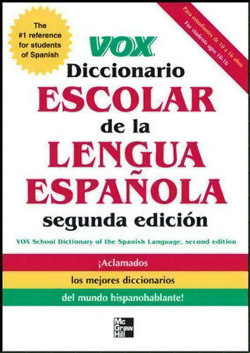 Vox Diccionario Escolar, De Vox. Editorial Mcgraw-hill Education - Europe, Tapa Blanda En Inglés