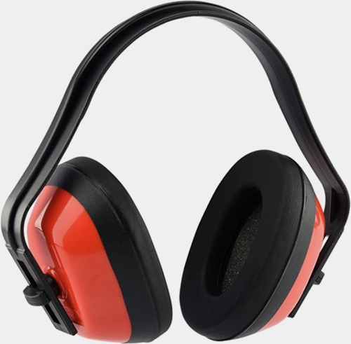 Orejeras Earmuffs Proteccion Oido Ruido Campo Tiro Disparar Color Rojo