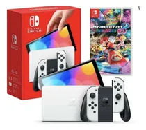 Comprar Nintendo Switch Oled 64gb Mario Kart 8 Deluxe Color Blanco