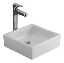 Comprar Bacha Baño Ferrum Tori L243k Lavatorio Cuadrado 37 Cm