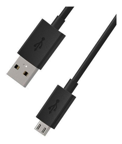 Cable Motorola Sj6461 Negro Con Entrada Usb Salida Usb Micro