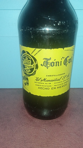 Antigua Botella De Refresco Toni Col (Usado)