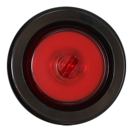 Faro Redondo Led Rojo 12v 60mm