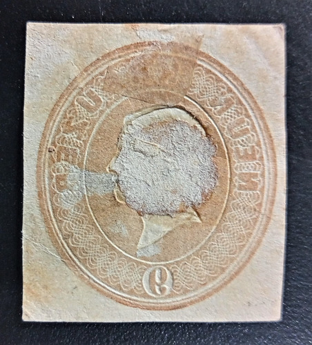 Austria, Recorte Entero 9kr Marrón Relieve 1870 Nuevo L19519