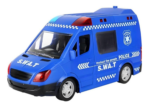 Carrinho Swat À Fricção Com Luz E Som N244145-8 - Quanhe