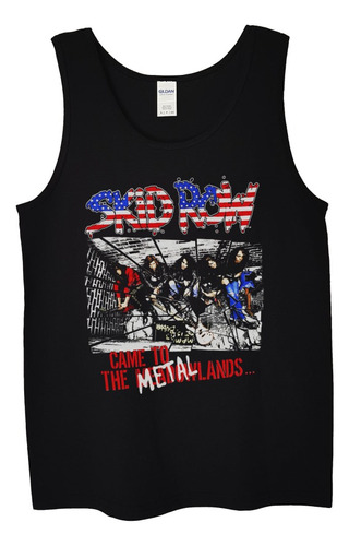 Polera Musculosa Skid Row Came To The Metal Rock Abominatron