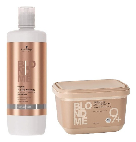  Decolorante +shampoo Cool Blondes Blondme Schwarzkopf 1000ml Tono Sin tono