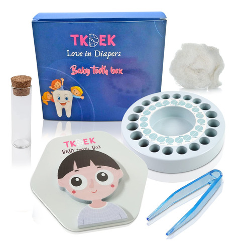 Tkdek Soportes De Dientes Para Recuerdos Infantiles De Mader