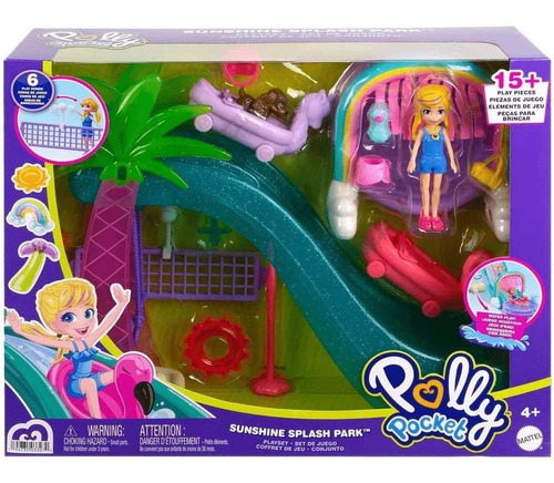 Set De Juego Polly Pocket Parque Acuatico De Deportes