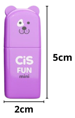 Marca Texto Cis Fun Neon Mini Com 06 Unidades