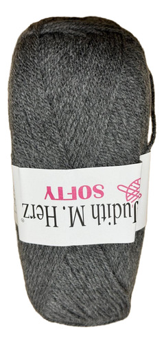 Lana Judith Ovillos X 100 Grs C/u Modelo Softy Lana Fina Gris Oscuro 94