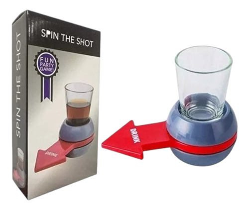 Juego Vaso Giratorio De Mesa Con Puntero Shots Divertido