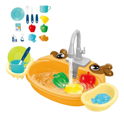 Kit Infantil Con Lavabo Y Accesorios - I Got Real Water