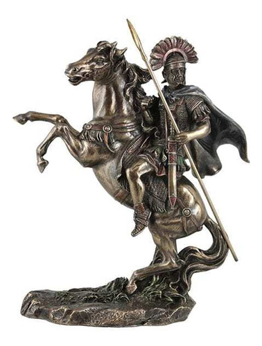 Estatua De Centurion Romano A Caballo En Bronce