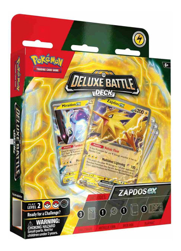 Pokemon Tcg: Zapdos Ex Deluxe Battle Deck