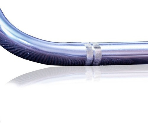 Imagem 3 de 3 de Guidao Guidon Seca Suvaco Cromado 20cm 22mm 7/8 Universal