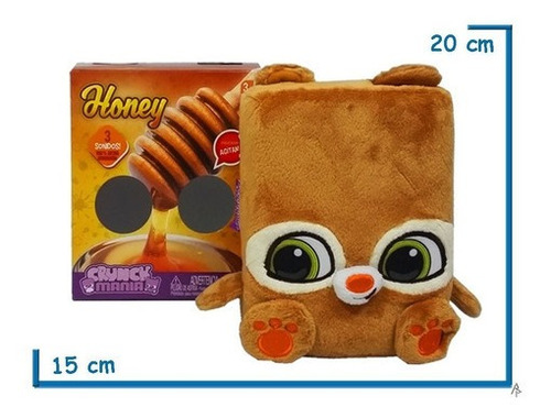 Imagen 7 de 7 de Peluche Crunch Mania Berpy Modelo Cmpe1-d
