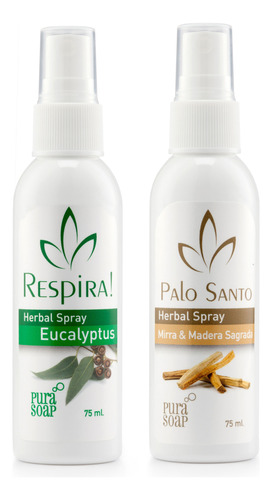 Aceites Esenciales Spray-pura Soap,kit Palo Santo,eucalipto
