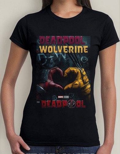 Playera Mujer Deadpool & Wolverine Deadpool Iii Marvel #2061