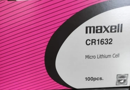 Pilas Maxell Cr 1632 Micro Lithium Cell 3volt Blíster Unid.