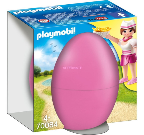 Playmobil 70084 Garçonete Ovo Rosa Geobra