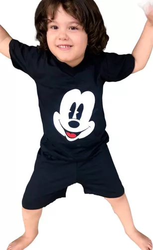 Pijama curto infantil estampado Mickey Mouse - Venca - 066901