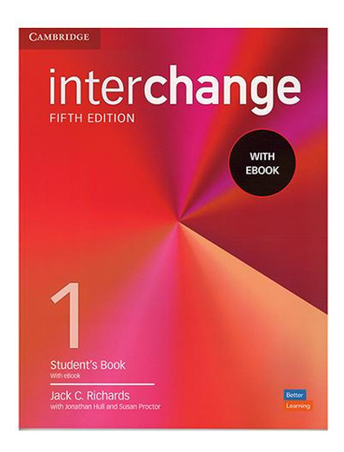 Interchange 5ed 1 Sb With Ebook, De Susan Proctor. Editora Cambridge, Capa Mole Em Inglês, 2021