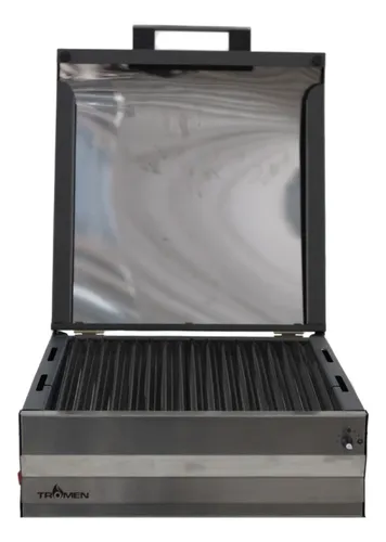 Parrilla Eléctrica Angus E480 Con Dimmer Tromen Forastero Color Gris