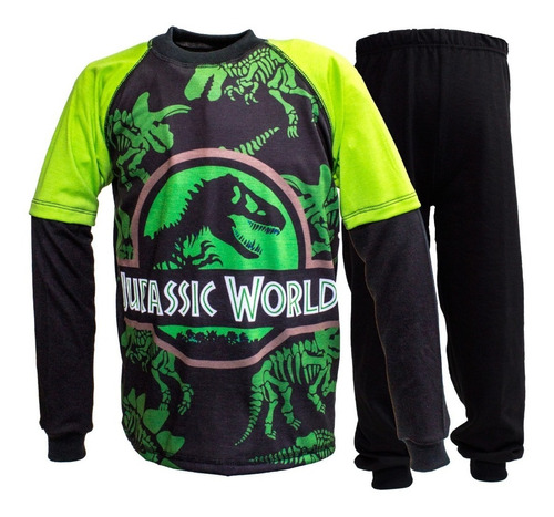 Pijama De Jurassic Verde