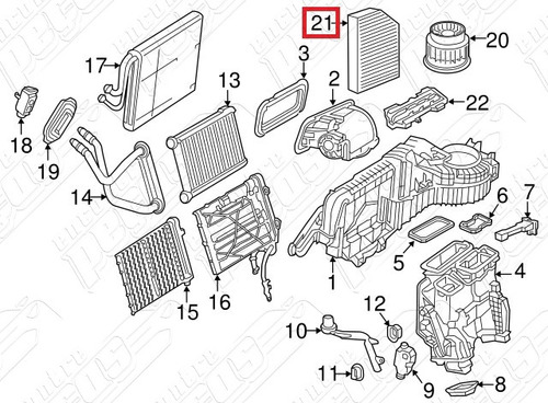 Filtro Ar Condicionado Mercedes A205 C300 2016 Original