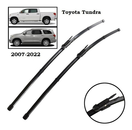 Toyota Tundra 2007 En Adelante Plumillas Delanteras