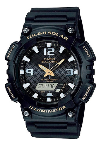 Reloj Casio Aq-s810w Hombre Tough Solar Sumergible 100m