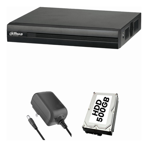 Kit Cronos Dvr Dahua Xvr1b16-i-p500 16 Canales 1080p Lite Wizsense +hdd 500gb Cooper-i H.265+ 18 Canales Ip 8 Canales Smd Plus Búsqueda Inteligente De Personas Y Vehículos Xvr1b16 Cctv