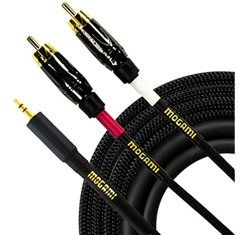 Cable Adaptador En Y De Audio Estéreo Mogami Gold 3.5-2rca-0