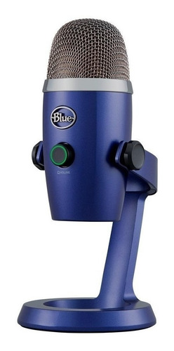 Imagen 3 de 3 de Micrófono Blue Yeti Nano condensador omnidireccional y cardioide vivid blue